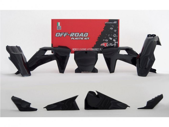 Plastik Kit Set Schwarz Husqvarna FC TC 125 250 350 450 2016-2018