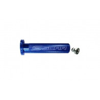Scar Aluminium Gasgriffhülse Blau mit Lager Yamaha 250/450/400/426