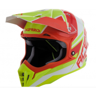 Acerbis Impact 3.0 Helm Rot, Neon Gelb