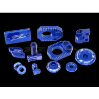 Factory Aluminium Teile Blau Husqvarna FC, FE, TE, TC 250, 350, 450 2014-2016