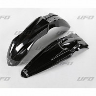 Kotflügel Set vorne + hinten Schwarz Kawasaki KXF 250 2017 / 450 2016-2017