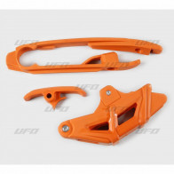 UFO Kettenführung + Schwingenschleifer Orange KTM SX, SX-F 125, 150, 250, 350, 450 2016-