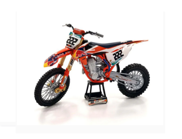 Miniatur 1:10 KTM SXF 450 Cairoli Edition #222 Kinder Spielzeug Motorrad