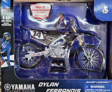 Miniatur 1:12 Star Yamaha YZ450F Dylan Ferrandis #14
