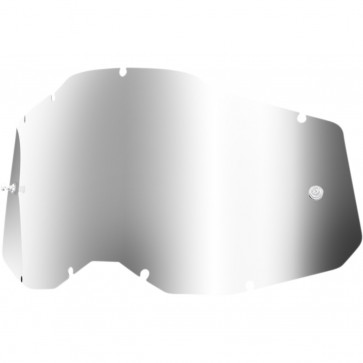 100% Accuri 2 / Strata 2 / Racecraft 2 Glas verspiegelt Silber
