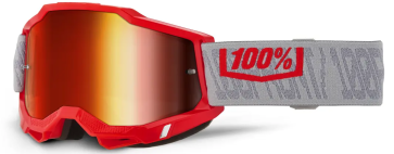 100% Accuri 2 Gatorbak Brille Rot verspiegelt