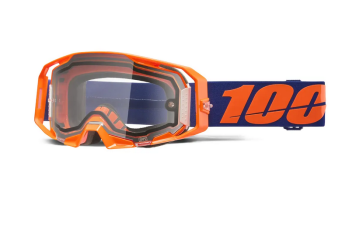 100% Armatic Brille Enduro Orange mit Dual Glas