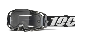 100% Armatic Brille Enduro Schwarz mit Dual Glas