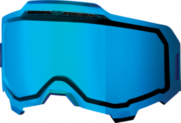 100% Armega Ersatzglas Dual Vented Blau verspiegelt