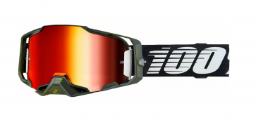 100% Armega Brille Soledad verspiegelt Rot