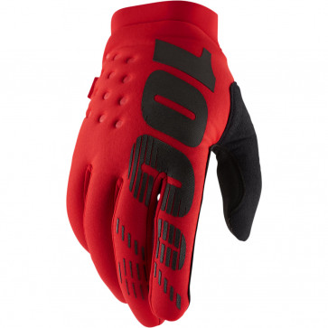 100% Brisker Winter Handschuhe Rot