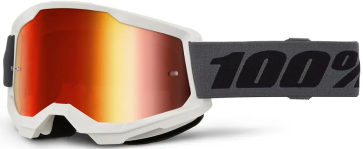 100% Strata 2 Brille Grau Rot Verspiegelt