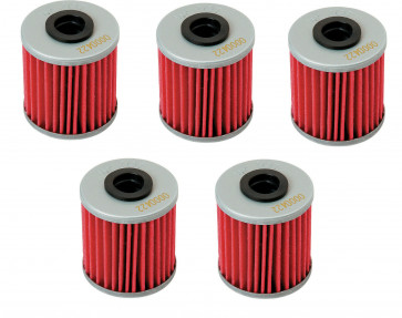 5x Hiflo Ölfilter HF207 Suzuki RMZ 250/450 2004- / Kawasaki KXF 250