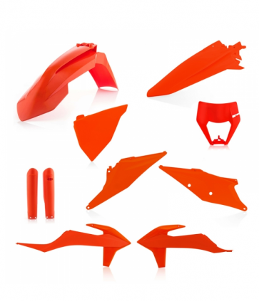 Acerbis Full Plastik Kit Orange KTM EXC EXC-F TPI 125, 150, 250, 300, 350, 450, 500 2020- 