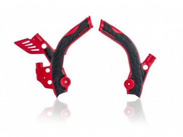 Acerbis X-Grip Rahmenschützer Schwarz Rot Beta RR 250, 300, 350, 400, 450, 498 2013-2019