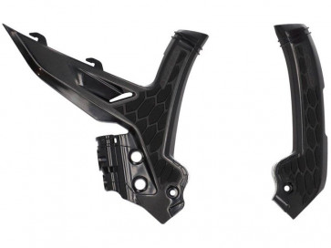 Acerbis X-Grip Rahmenschützer Schwarz KTM EXC, EXC-F, TBI 125, 250, 300, 350, 450, 500 2024- / SX, SXF 2023-