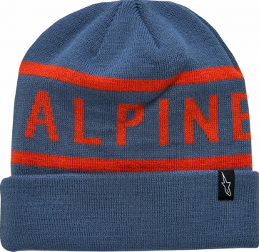 Alpinestars Beanie Cuff Wordy Blau Rot
