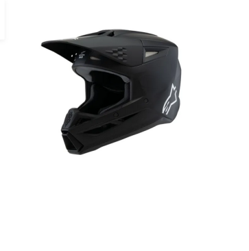 Alpinestars SM3 Jugend Kinder Helm Solid Schwarz 