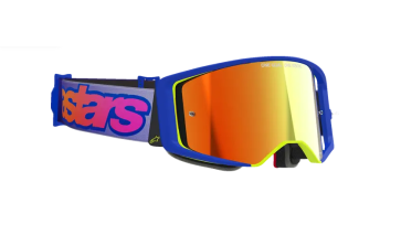 Alpinestars Supertech Vista Brille Blau Pur Rot verspiegelt
