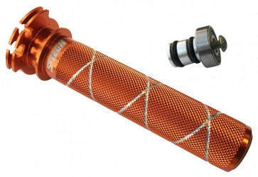Aluminium Gasgriffhülse mit Lager Orange KTM