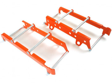 Aluminium Kühlerschützer Orange KTM EXC-F 250, 350, 450, 500 2017-2019