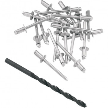 Auspuff Nieten Set + Bohrer 