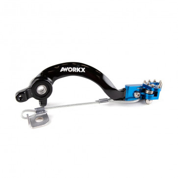 Aworkx Fußbremshebel KTM SX 65 / Husqvarna TC 65 / GasGas MC 65 Blau