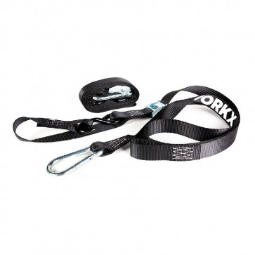 Aworkx Spanngurte 35mm 2-teilig Schwarz