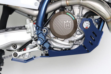 AXP Extreme Motorschutz mit Umlenkungsschutz Husqvarna FC 250, 350, 2023- / KTM SXF Blau