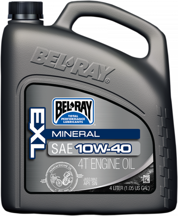 Bel-Ray EXL Mineralisches Öl 10W40 4 Liter