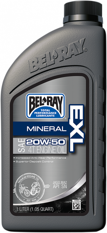 Bel-Ray EXL Mineralisches Öl 20W50 1 Liter