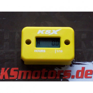 KSX Betriebsstundenzähler Gelb