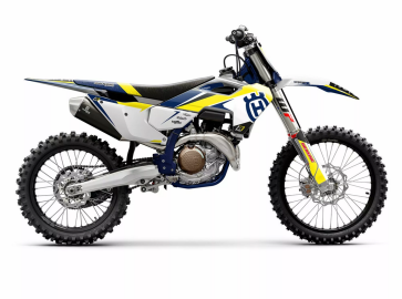 Blackbird Dekor mit Sitzbezug Blau Gelb Husqvarna TC, FC 125, 150, 250, 300, 350, 450 2023- 