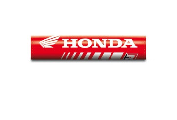 Blackbird Honda Lenkerpolster rund Rot Weiß