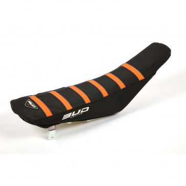Bud Racing Full Traction Sitzbankbezug Schwarz - Orange KTM SX 85 2018- 