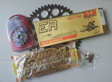 DID ERT2 Kettenkit Kettenrad + Ritzel Kawasaki KX 250