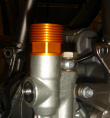 Fußbremszylinder Vergrößerung KTM Orange