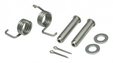Fußrasten Bolzen + Feder Kit Yamaha YZ, YZF, WR-F 65, 85, 125, 250, 450