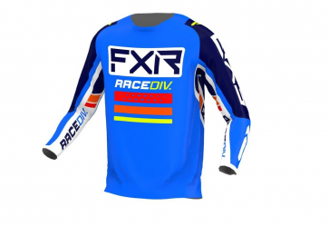 FXR Clutch Pro Kinder MX Jersey Blue Cobalt Größe S / XL
