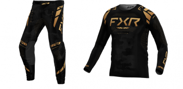 FXR Helium Combo (Hose + Shirt) Texas Tea Schwarz Gold
