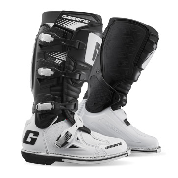 Gaerne SG 10 Motocross / Enduro Stiefel Weiß Schwarz