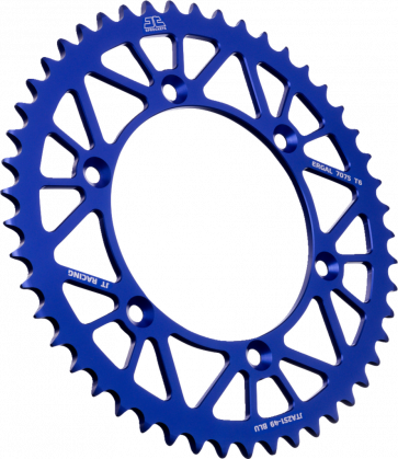 JT Aluminium Kettenrad Blau Yamaha YZ 125, 250 YZF 250, 400, 426, 450 1998-
