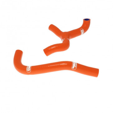 Kühlerschläuche Silikon Orange KTM SX 65 2016-