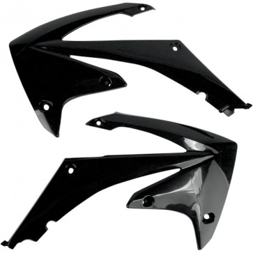 Kühlerspoiler Schwarz Honda CRF 250 2010-2013 / CRF 450 2009-2012