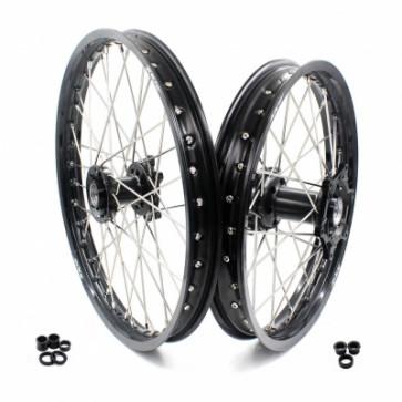 KKE Felgen Radsatz KTM, Husqvarna, GasGas 21" + 19" Schwarz