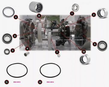 Kleines Wartungskit E-Motor Bosch Gen 2