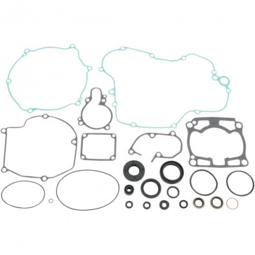 Motordichtsatz mit Simmerringen für Kawasaki KX 125 2003-2005