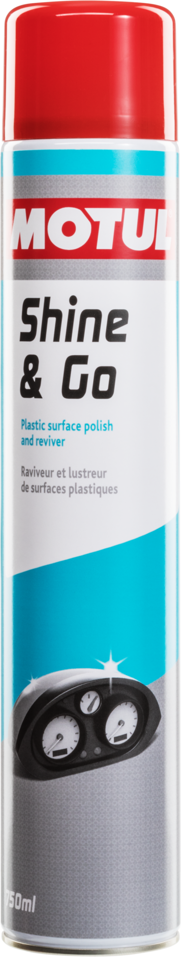 Motul Shine & Go Kunststoff Pflege Silikonspray 750 ML