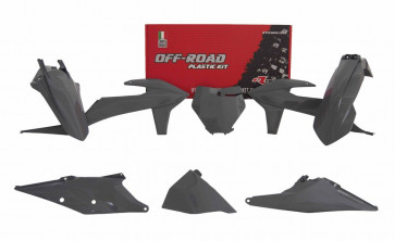 Racetech Plastik Kit Grau KTM SX, SXF 125, 150, 250, 350, 450 2019- 