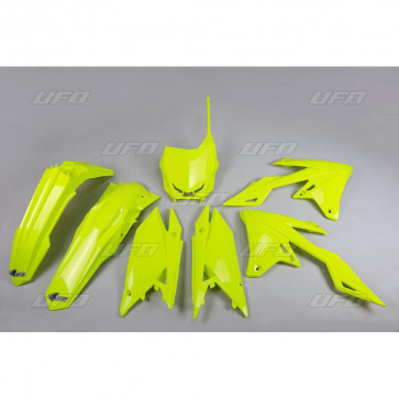 UFO Plastik Kit Neongelb Suzuki RMZ 450 2018- 